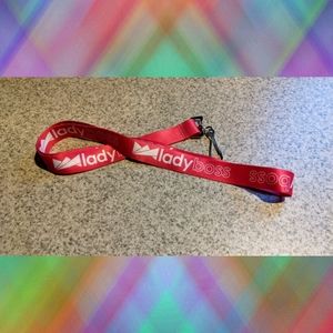 NEW NEVER USED LADYBOSS LANYARD